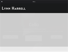 Tablet Screenshot of lynnharrell.com